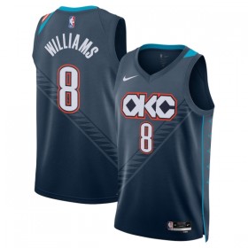 Maillot Homme Oklahoma City Thunder Jalen Williams 2025-26 Nike City Edition Noir Swingman
